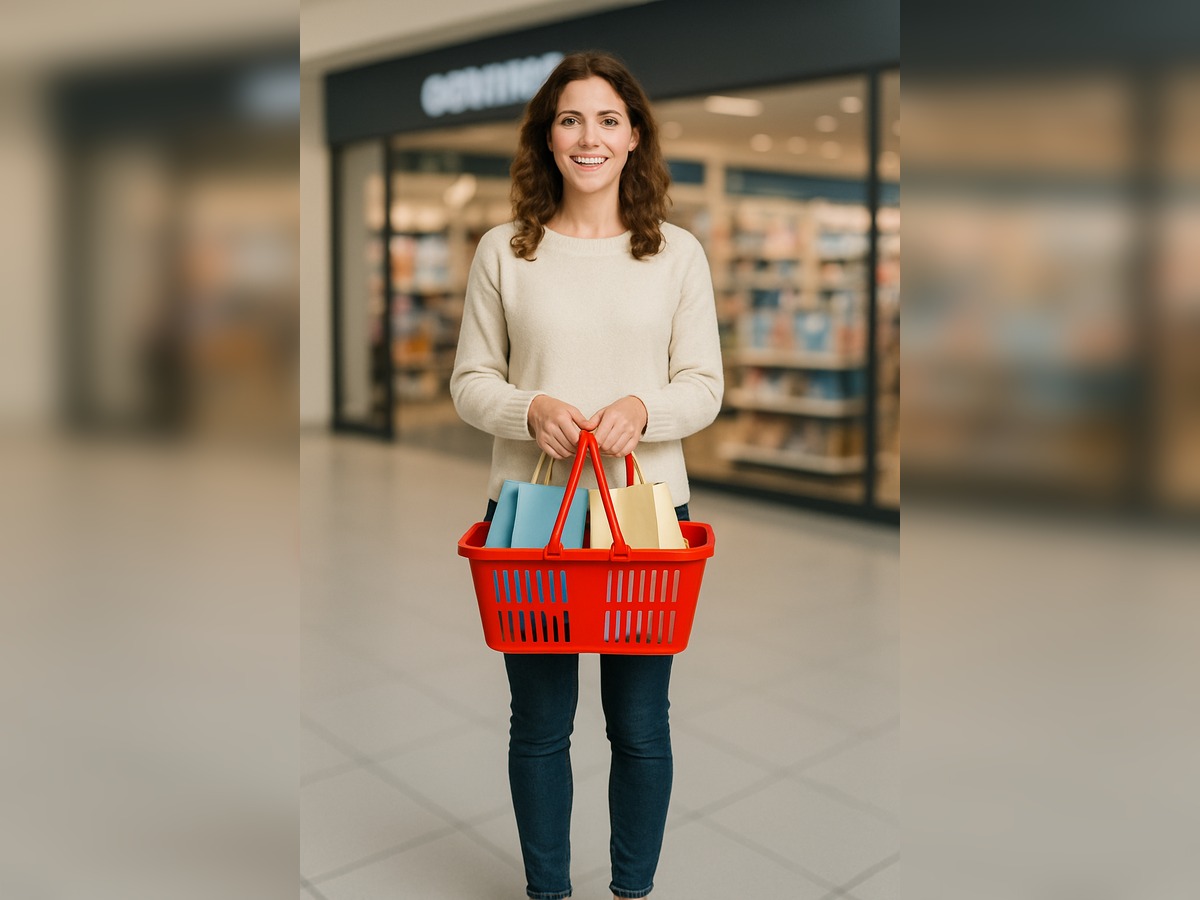 Happy shopper